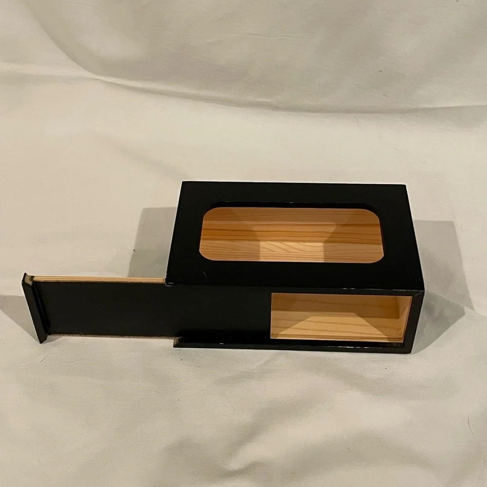 Black Antique Inspired Dryer‎ Sheet Laundry Box